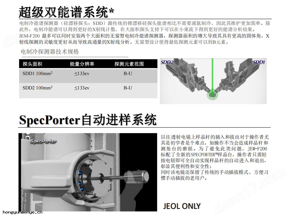 日本(běn)電子JEOL場發射透射電鏡F200